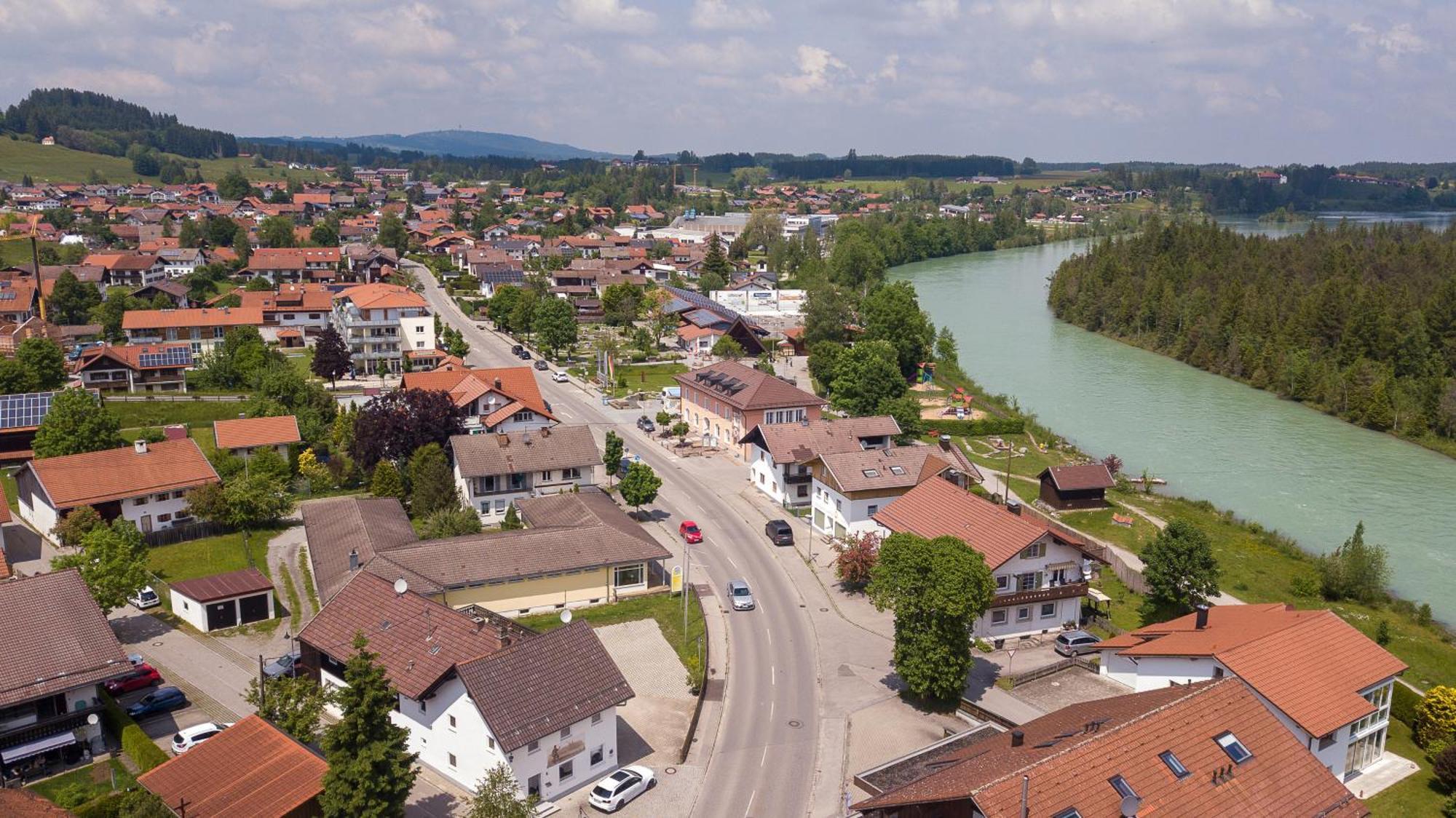 Freundliche Ferienwohnung Allgaeu Am See Munich Castle Lechbruck Kültér fotó